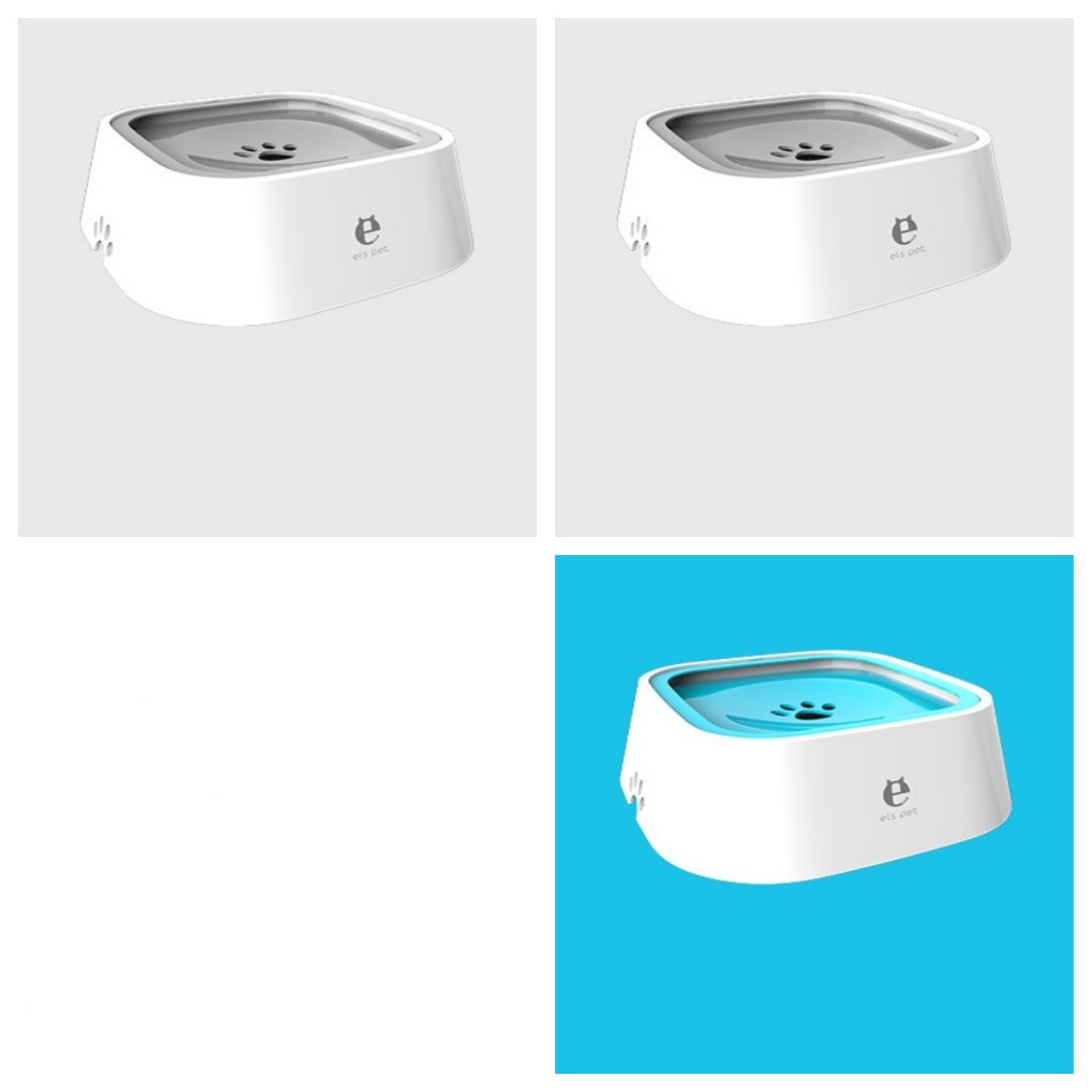 1.5L Anti-Overflow Pet Water Bowl - Kit & Kibble