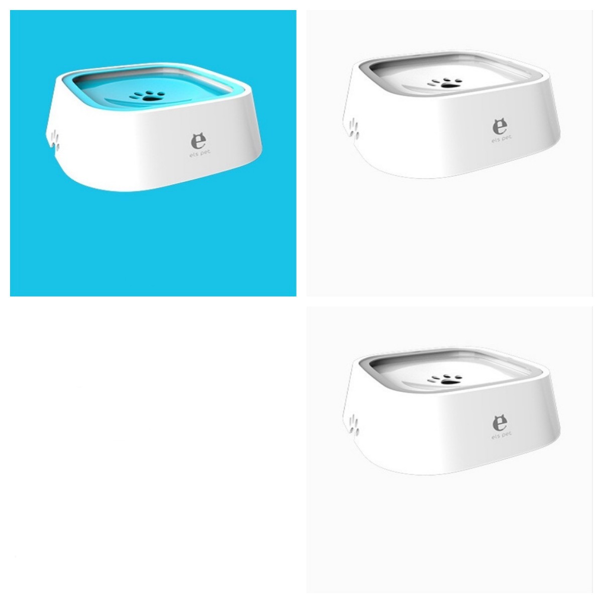 1.5L Anti-Overflow Pet Water Bowl - Kit & Kibble