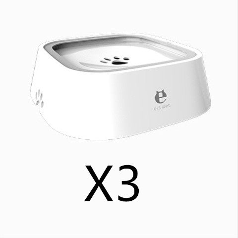 1.5L Anti-Overflow Pet Water Bowl - Kit & Kibble