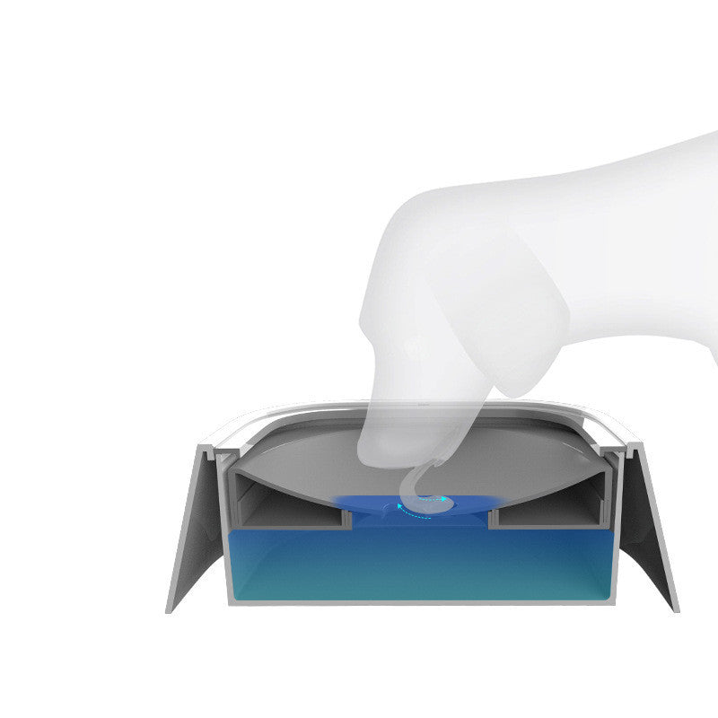 1.5L Anti-Overflow Pet Water Bowl - Kit & Kibble