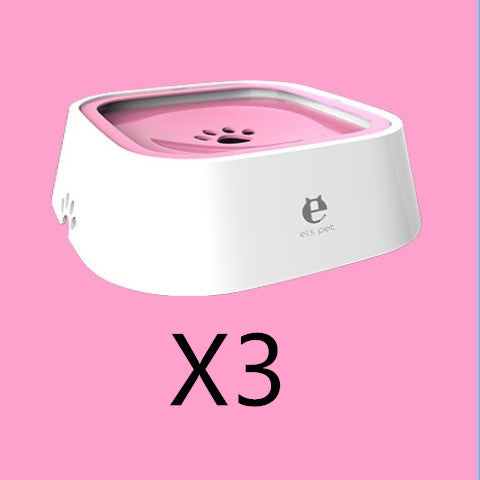 1.5L Anti-Overflow Pet Water Bowl - Kit & Kibble