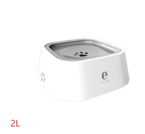 1.5L Anti-Overflow Pet Water Bowl - Kit & Kibble