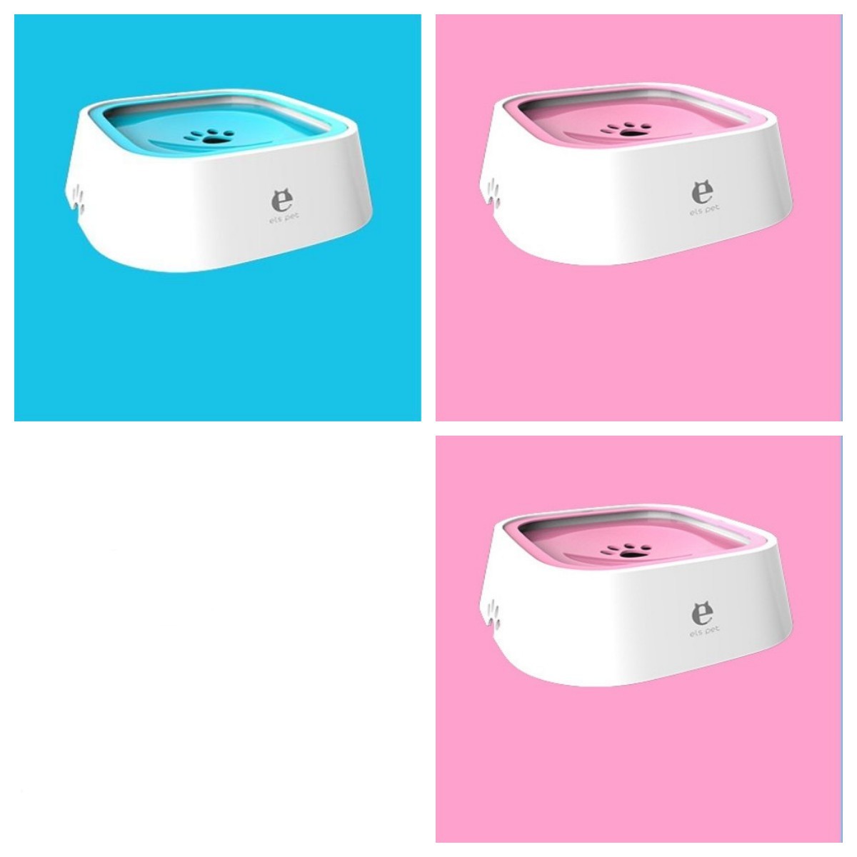 1.5L Anti-Overflow Pet Water Bowl - Kit & Kibble