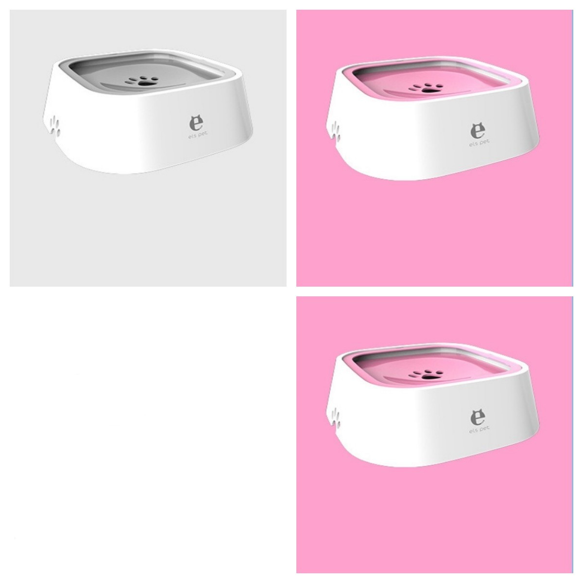 1.5L Anti-Overflow Pet Water Bowl - Kit & Kibble
