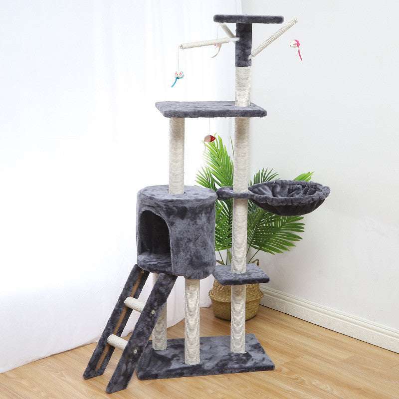 Multi-Level Cat Climber & House - Kit & Kibble