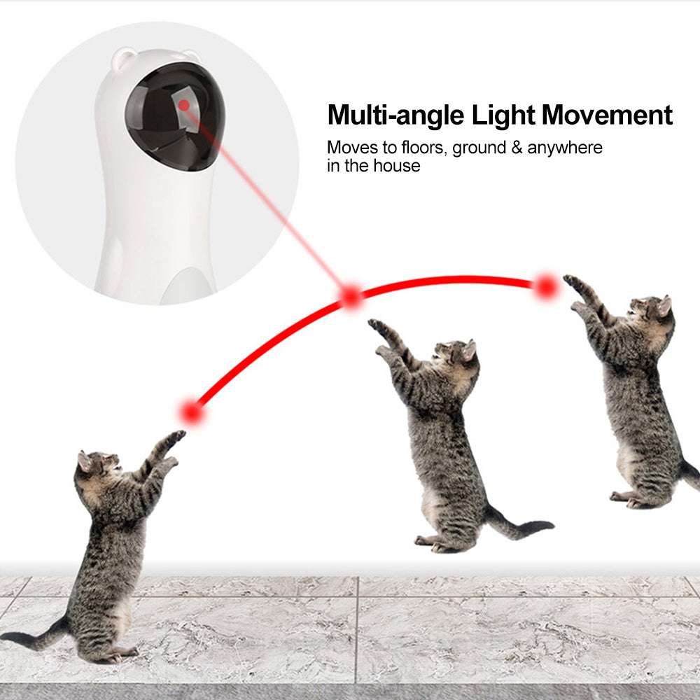 Automatic Bear-Shaped Laser Cat Toy - Kit & Kibble