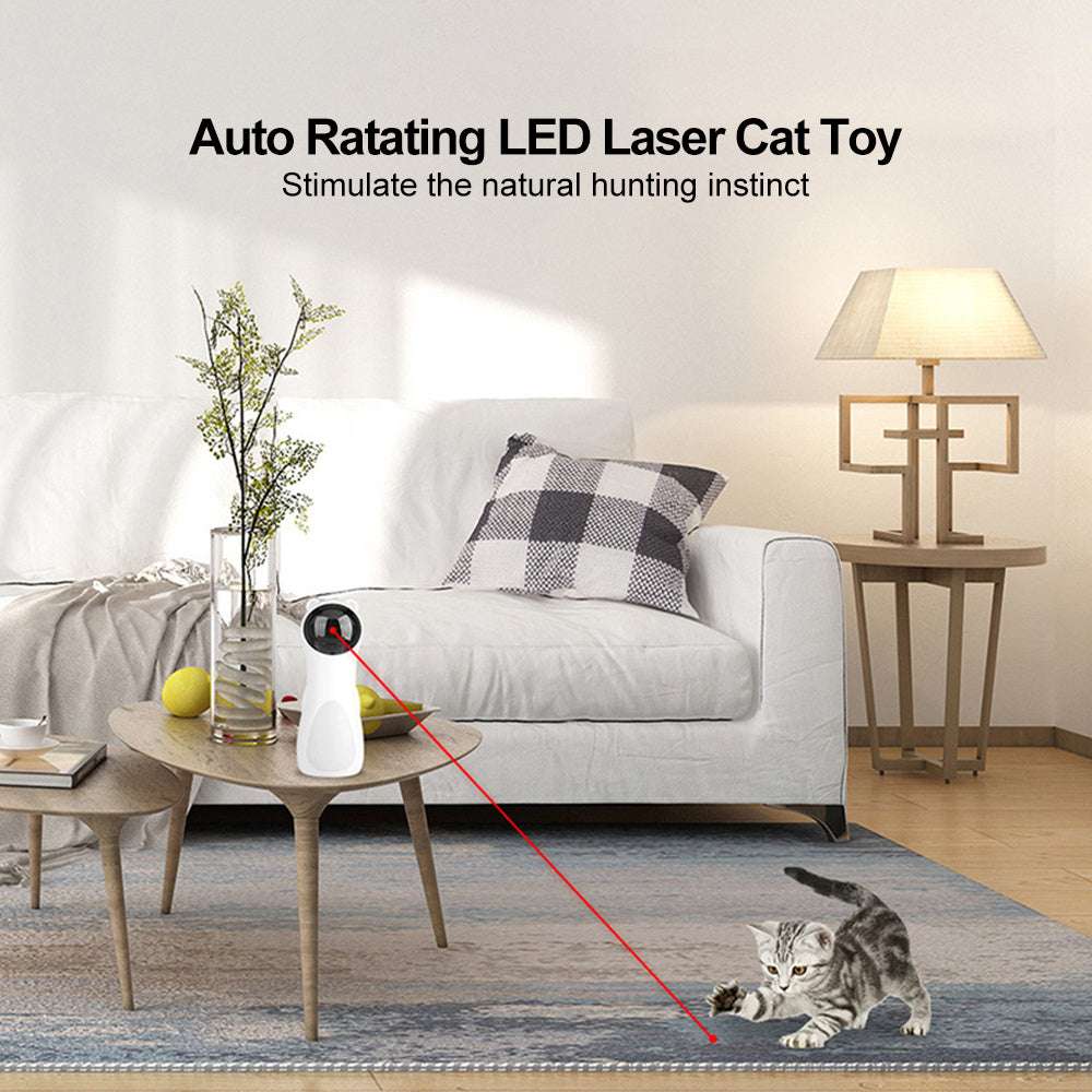 Automatic Bear-Shaped Laser Cat Toy - Kit & Kibble