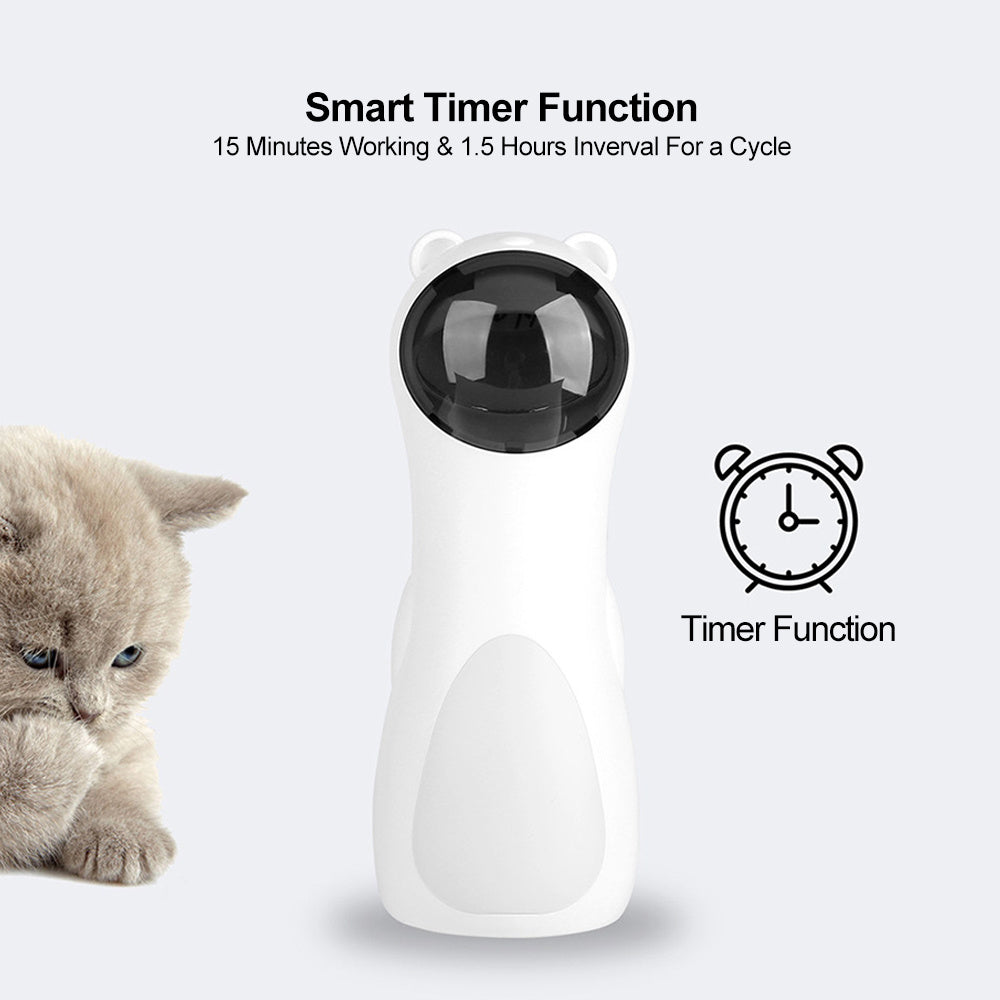 Automatic Bear-Shaped Laser Cat Toy - Kit & Kibble