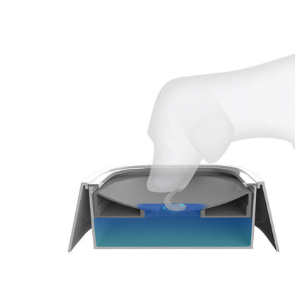 1.5L Anti-Overflow Pet Water Bowl - Kit & Kibble