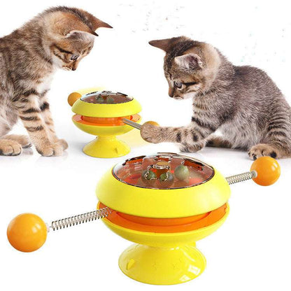 Rotating Cat Toy with Catnip - Kit & Kibble