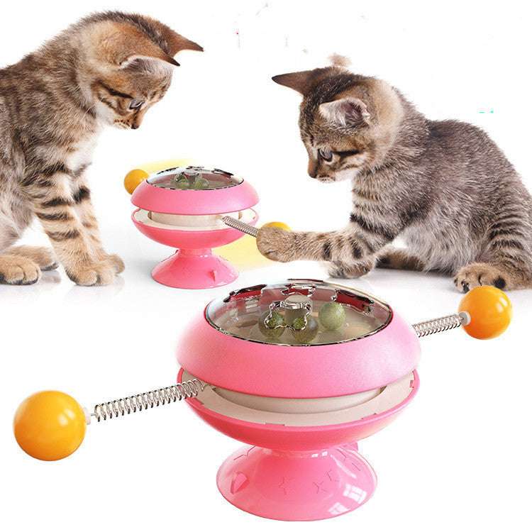 Rotating Cat Toy with Catnip - Kit & Kibble