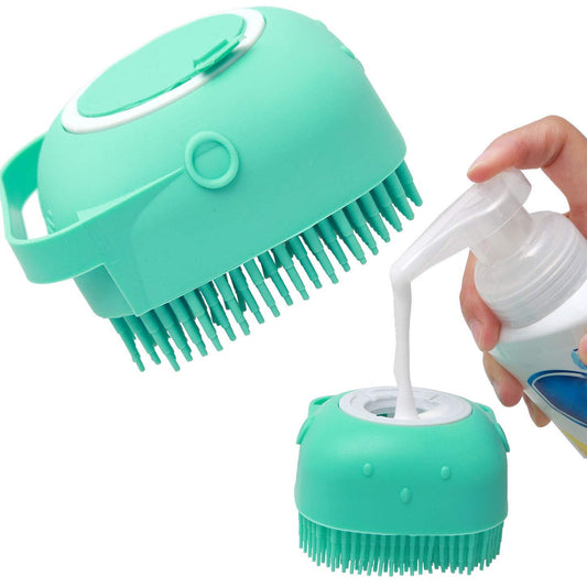 Silicone Pet Bath Brush - Kit & Kibble