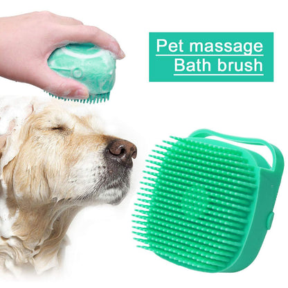 Silicone Pet Bath Brush - Kit & Kibble