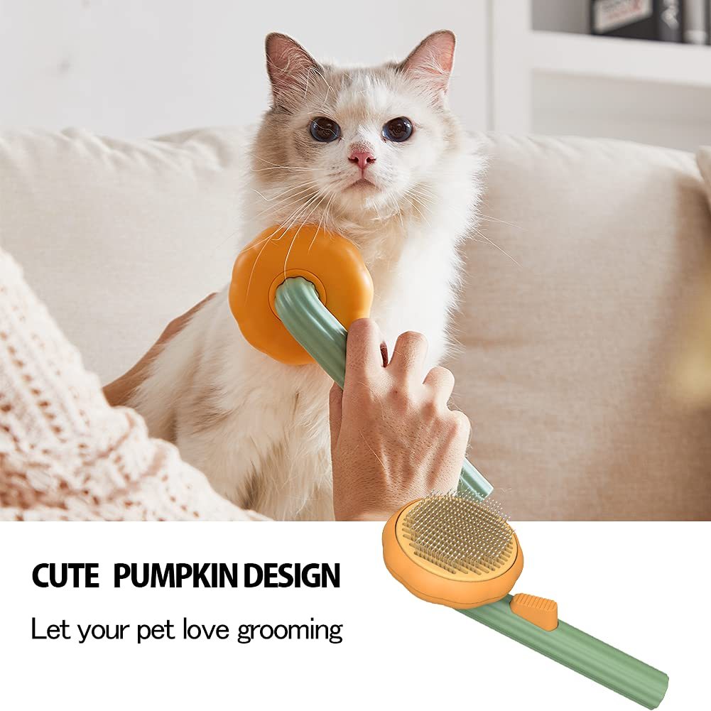 Self-Cleaning Pet Grooming Brush - Kit & Kibble