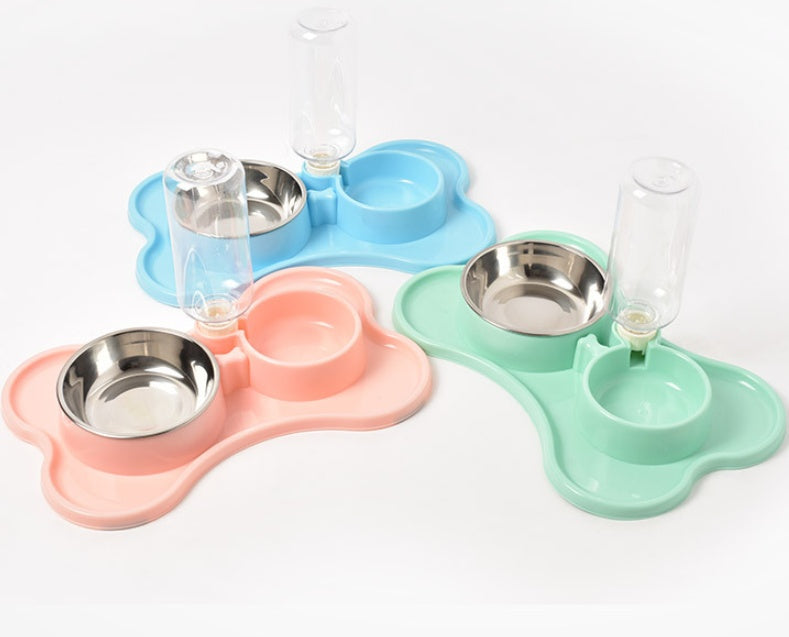 Pet Food Bowl Set - Kit & Kibble