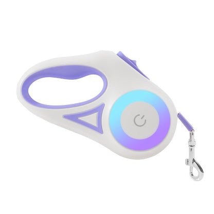 Retractable Dog Leash with LED Spotlight - Kit & Kibble