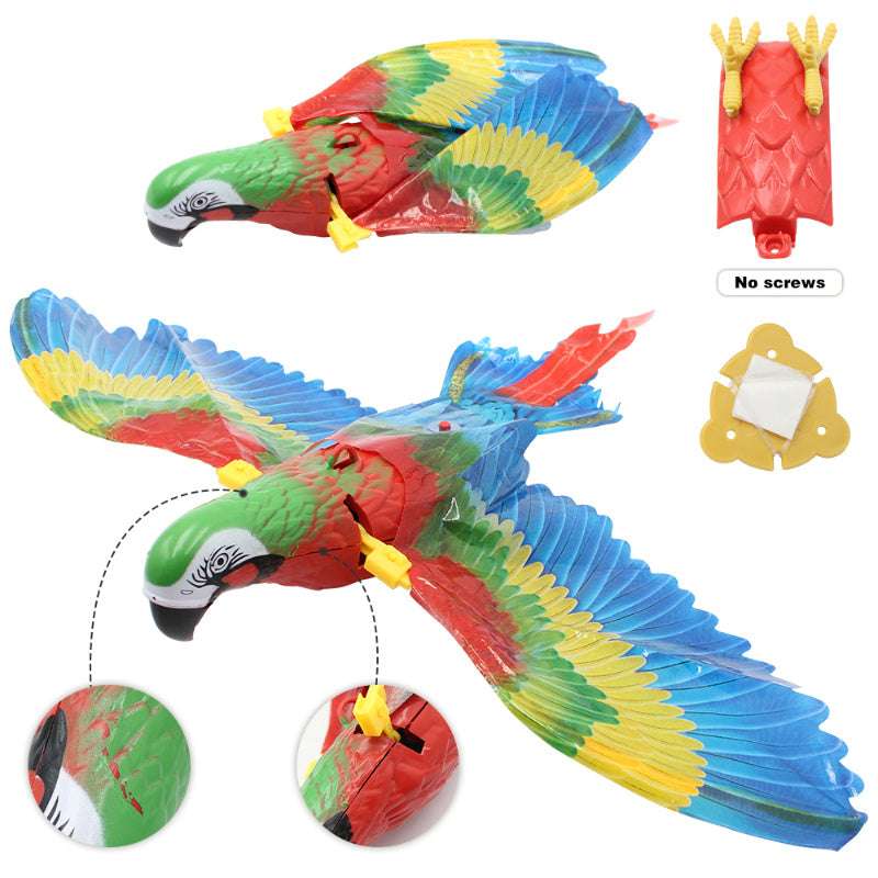 Interactive Flying Bird Cat Toy - Kit & Kibble