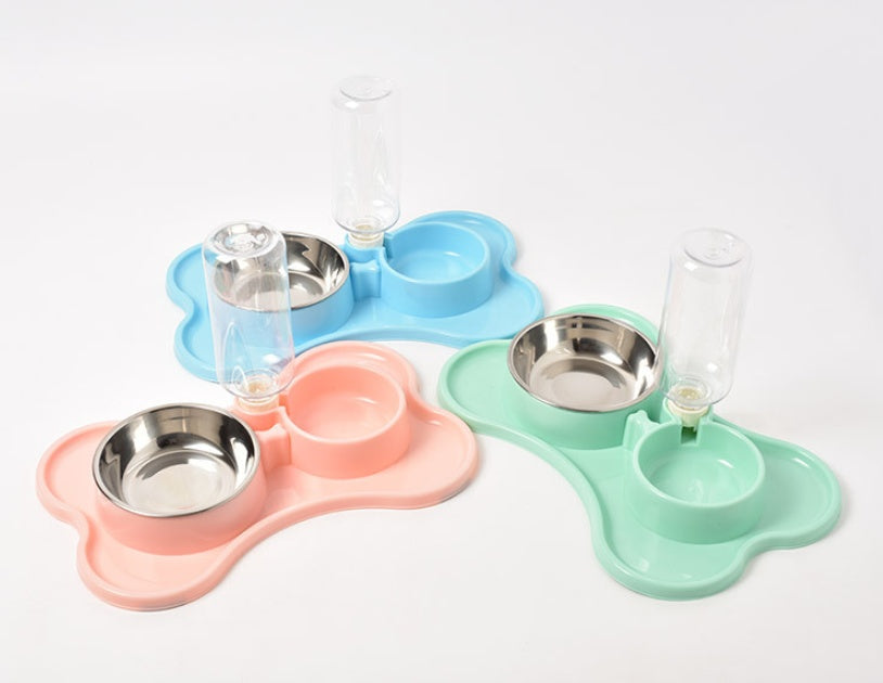 Pet Food Bowl Set - Kit & Kibble