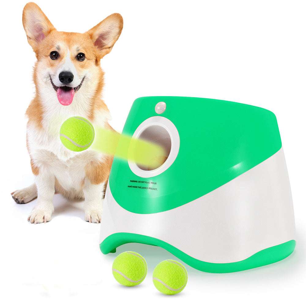 Automatic Pet Ball Launcher Toy - Kit & Kibble