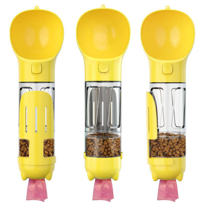 3-in-1 Portable Dog Water Bottle - Kit & Kibble