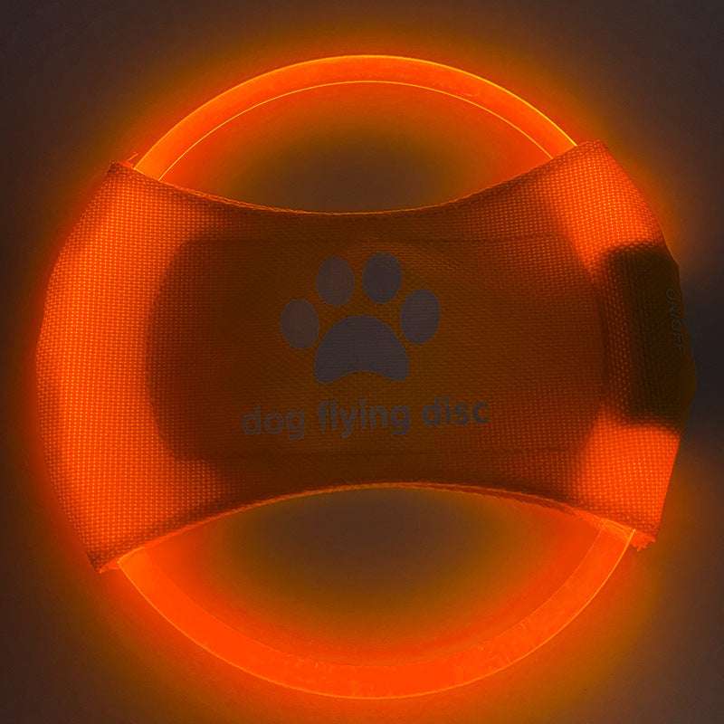 LED Glowing Dog Frisbee - Kit & Kibble