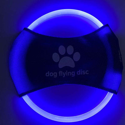 LED Glowing Dog Frisbee - Kit & Kibble