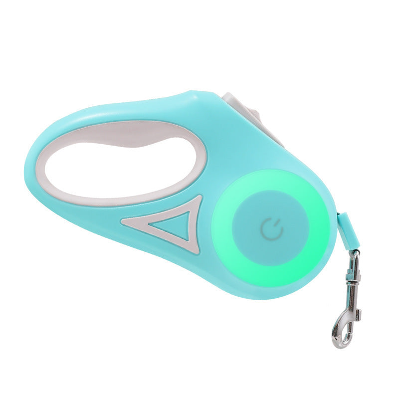 Retractable Dog Leash with LED Spotlight - Kit & Kibble