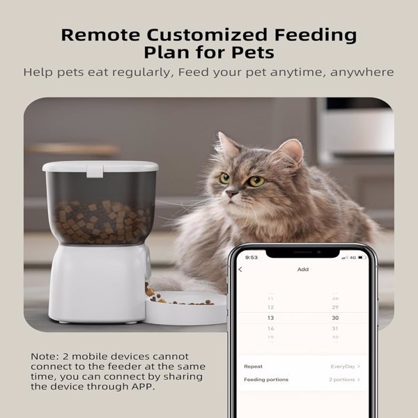 WiFi Automatic Pet Feeder - Kit & Kibble