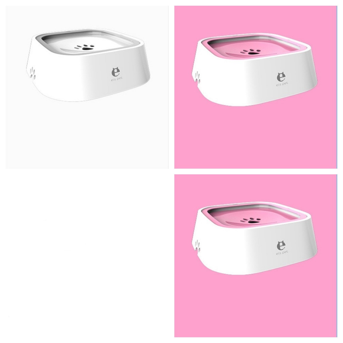 1.5L Anti-Overflow Pet Water Bowl - Kit & Kibble