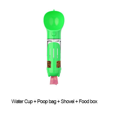 3-in-1 Portable Dog Water Bottle - Kit & Kibble