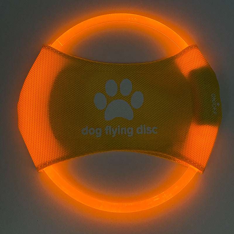 LED Glowing Dog Frisbee - Kit & Kibble