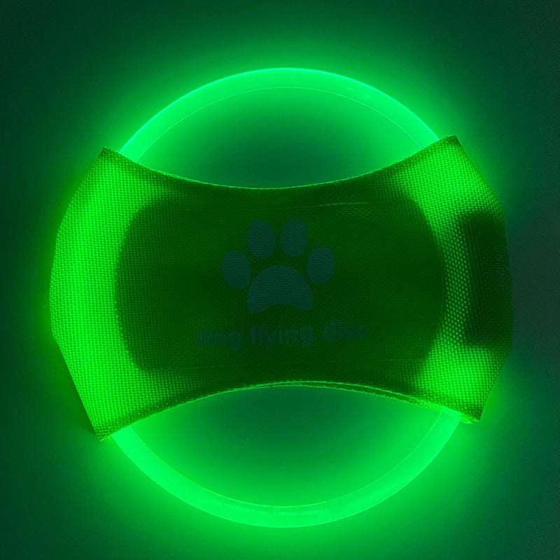 LED Glowing Dog Frisbee - Kit & Kibble