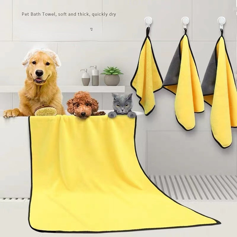 Super Absorbent Microfiber Pet Towel - Kit & Kibble