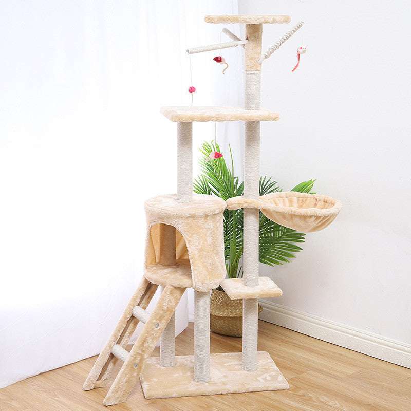 Multi-Level Cat Climber & House - Kit & Kibble