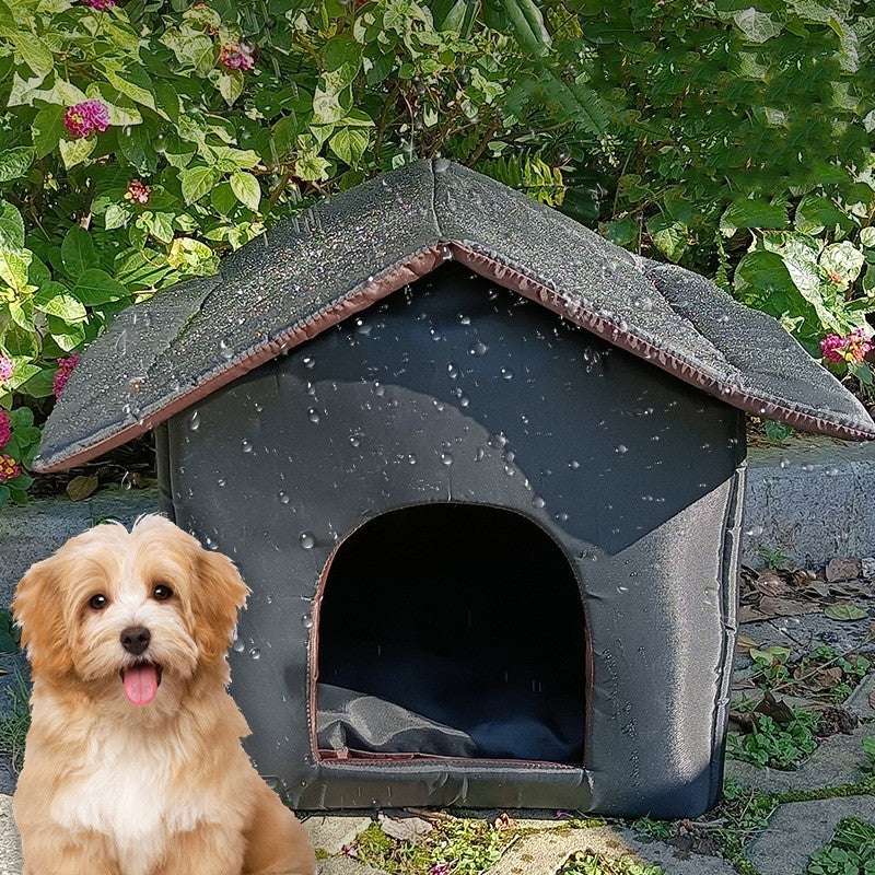 Outdoor Waterproof Cat Shelter - Kit & Kibble