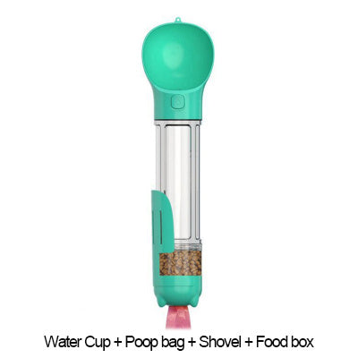 3-in-1 Portable Dog Water Bottle - Kit & Kibble