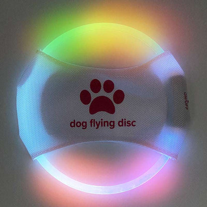 LED Glowing Dog Frisbee - Kit & Kibble