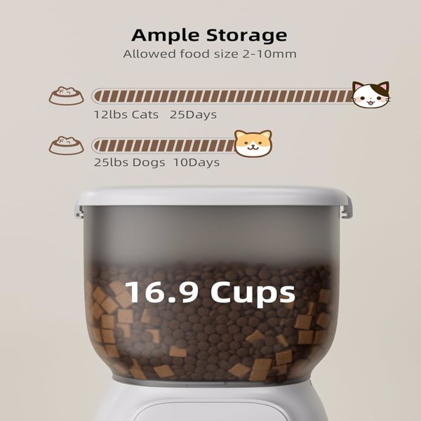 WiFi Automatic Pet Feeder - Kit & Kibble