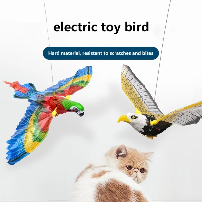 Interactive Flying Bird Cat Toy - Kit & Kibble