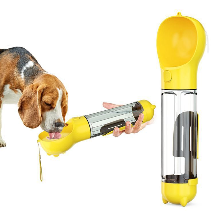 3-in-1 Portable Dog Water Bottle - Kit & Kibble