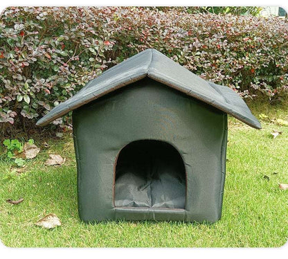 Outdoor Waterproof Cat Shelter - Kit & Kibble