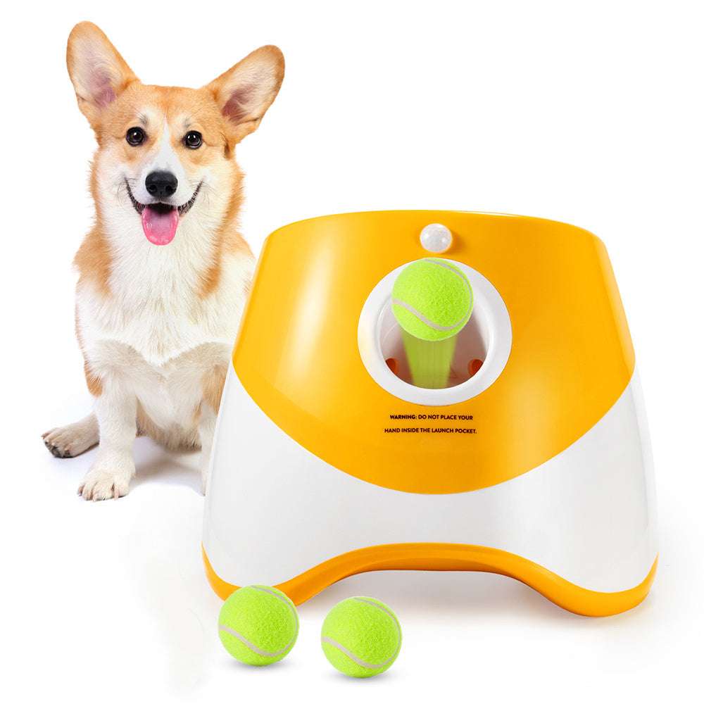 Automatic Pet Ball Launcher Toy - Kit & Kibble