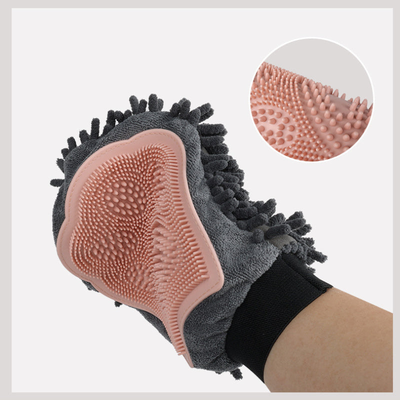 2-in-1 Pet Grooming Glove - Kit & Kibble