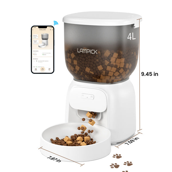 WiFi Automatic Pet Feeder - Kit & Kibble