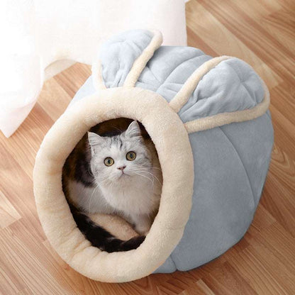 Luxury Enclosed Cat House - Kit & Kibble