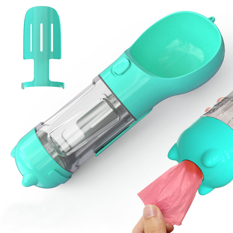 3-in-1 Portable Dog Water Bottle - Kit & Kibble