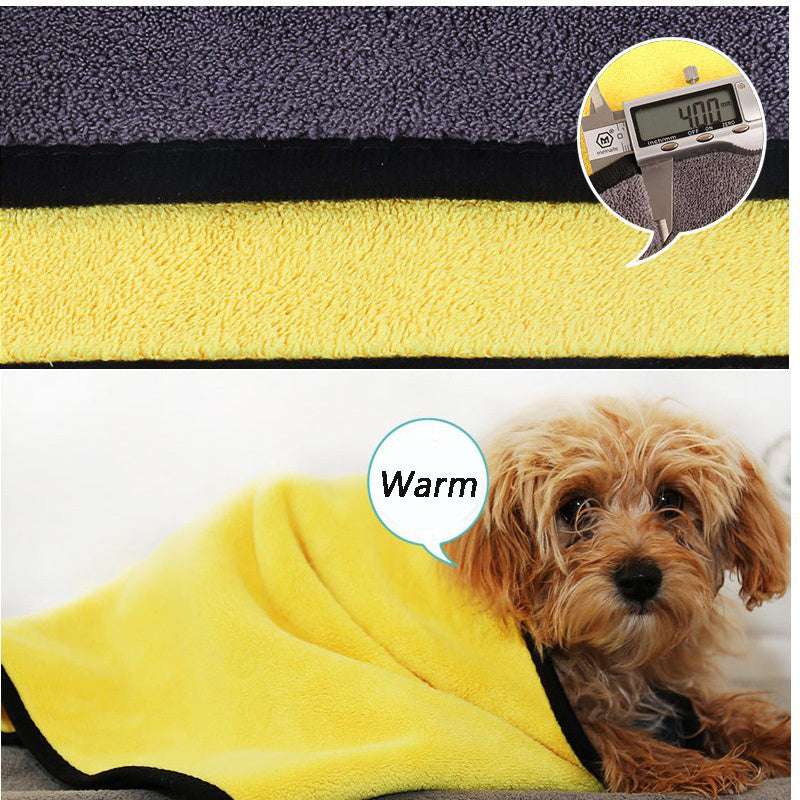 Super Absorbent Microfiber Pet Towel - Kit & Kibble