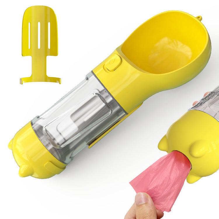 3-in-1 Portable Dog Water Bottle - Kit & Kibble
