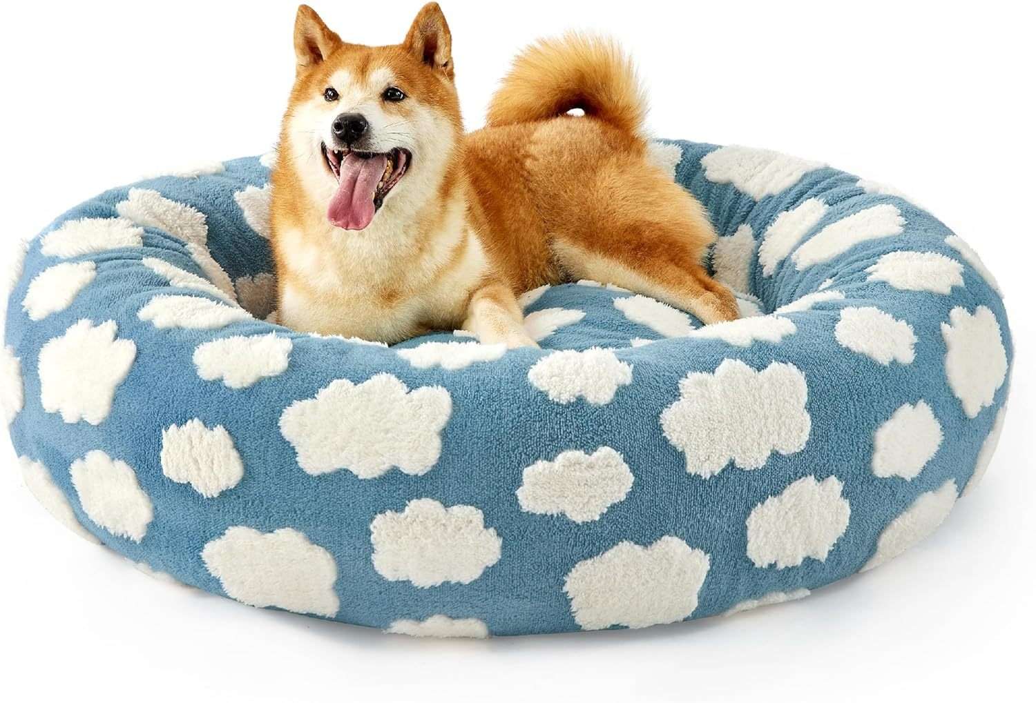 Lesure Round Donut Cat Bed - Kit & Kibble