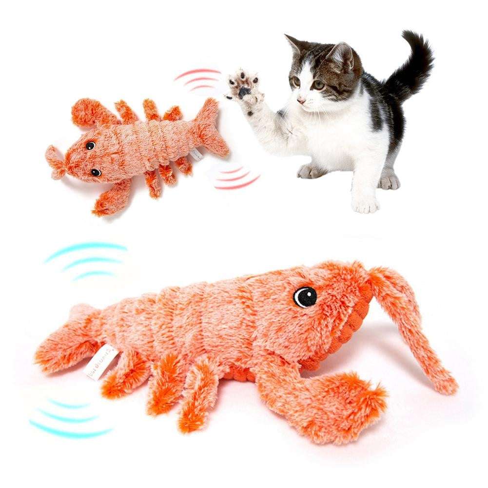 USB Rechargeable Flopping Lobster Toy - Kit & Kibble